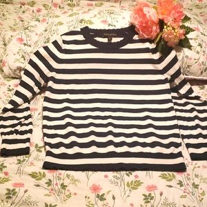 Striped Navy and white sweater